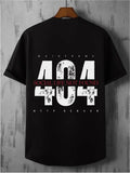 404 Social Life Not Found Oversized T-Shirt
