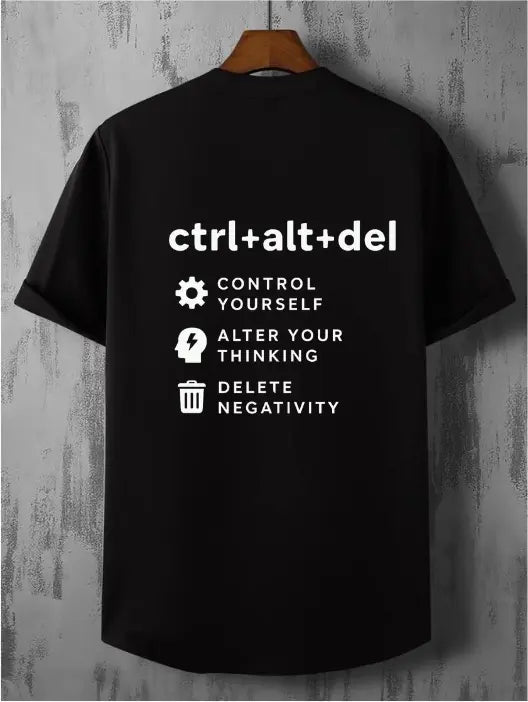 Ctrl+Alt+Del Mindset Oversized T-Shirt