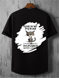 Do Not Disturb Cat Oversized T-Shirt
