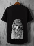 Good Vibes Golden Retriever Oversized T-Shirt